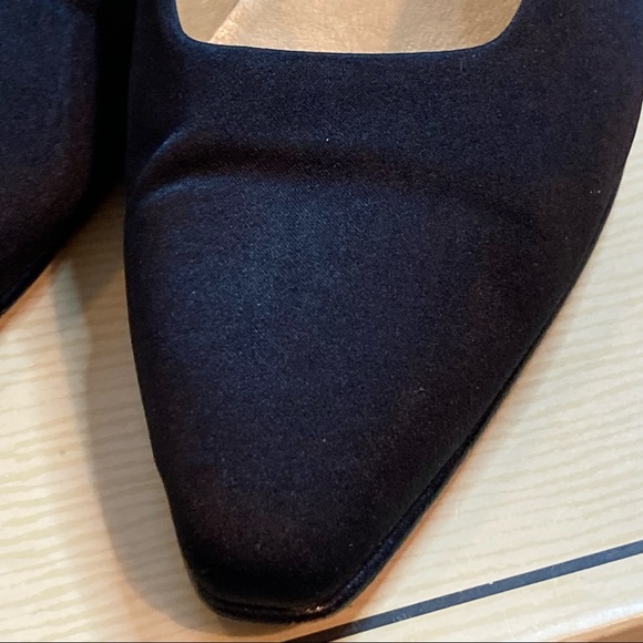 Nine West N-Dalton3 Black Satin Pump Size 7.5 - Picture 3 of 13